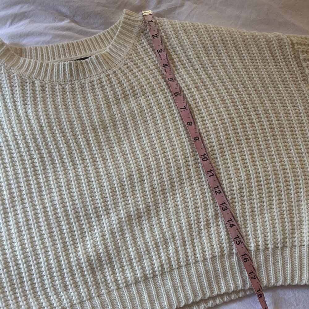 SHEIN Cream Knit Sweater - Picture 7 of 10